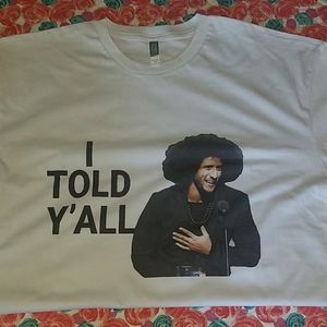 Kaepernick Image T-shirts: "I Told Y'all"